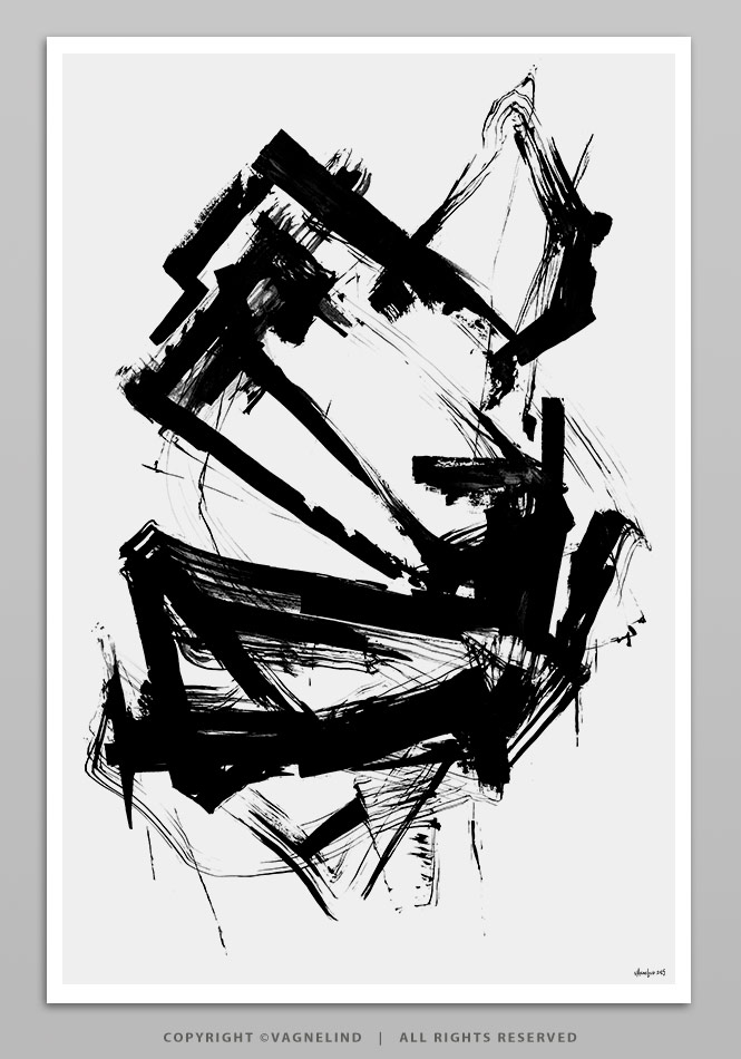 INK ELEVEN – Art Print by Vagnelind