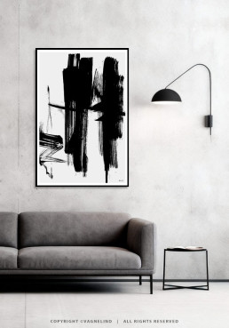 INK ONE – Art Print by Vagnelind