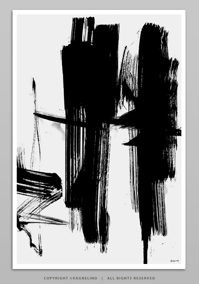 INK ONE – Art Print by Vagnelind