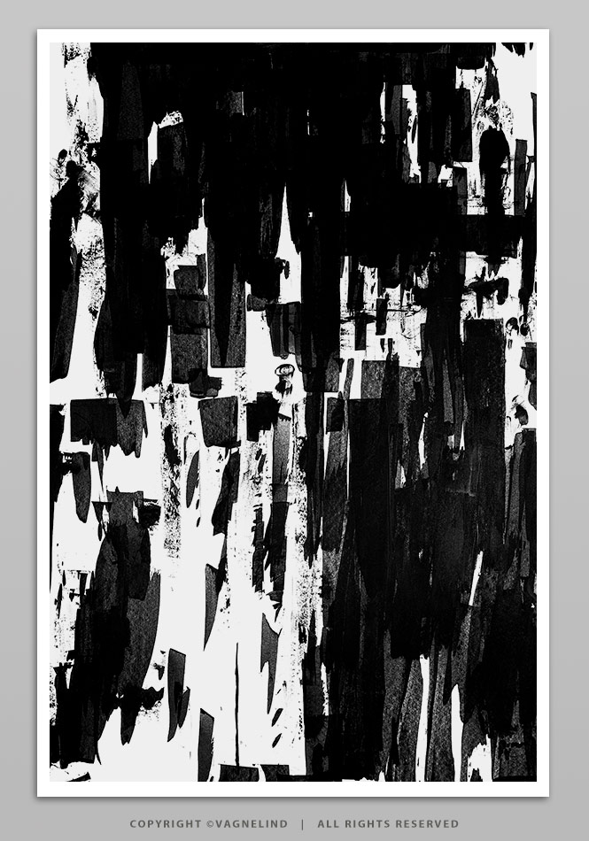 INK THREE – Art Print by Vagnelind