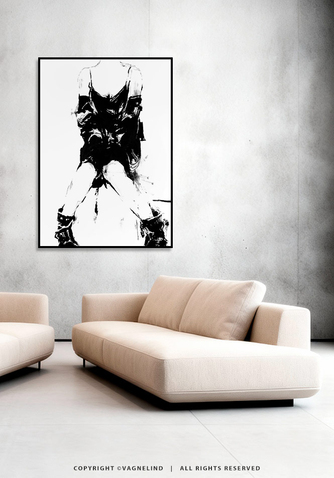 SOMETHING – Original Ink Modello Art by Vagnelind