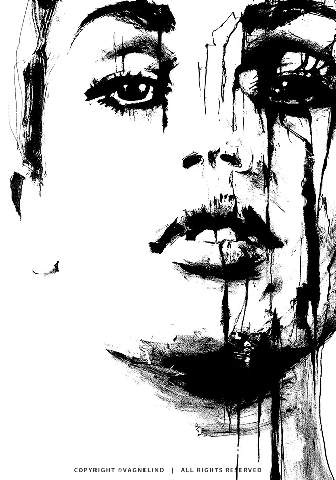TRUTH – Original Ink Modello Art by Vagnelind