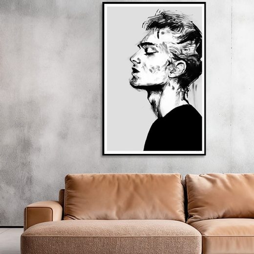 Art print OTIS by Vagnelind, a modern female portrait