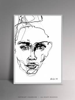 VAGNELIND Original Art - Line Bozetto - Phenomena