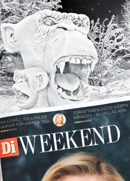 Swedish artist Vagnelind featured in Di WEEKEND when she did win the icesculpture competition with her sister Ida