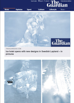 Swedish artist Vagnelind featured in The Guardian magazine