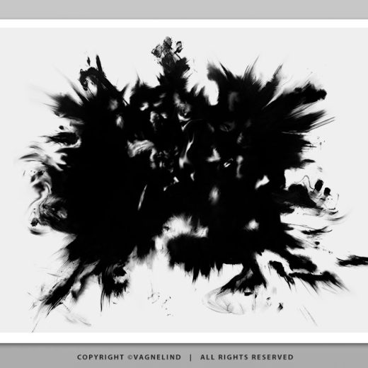 INK BREATH – Art Print by Vagnelind