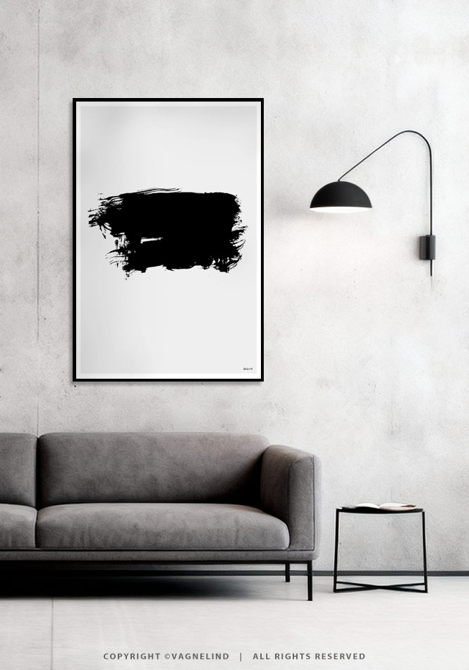 INK CENTER – Art Print by Vagnelind