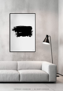 INK CENTER – Art Print by Vagnelind