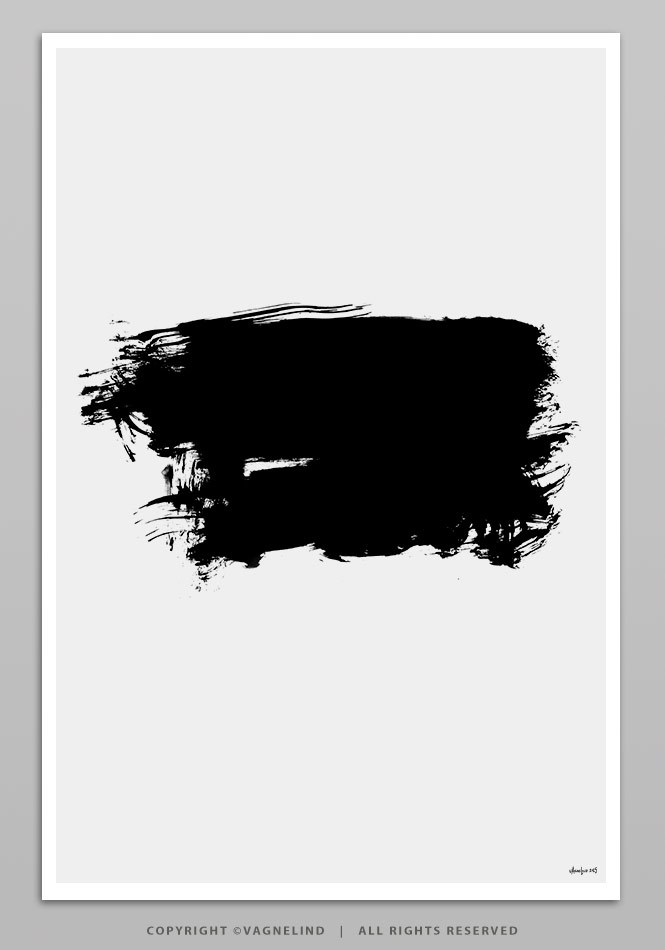 INK CENTER – Art Print by Vagnelind