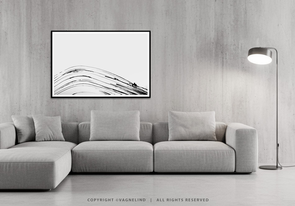 INK SWIM – Art Print by Vagnelind