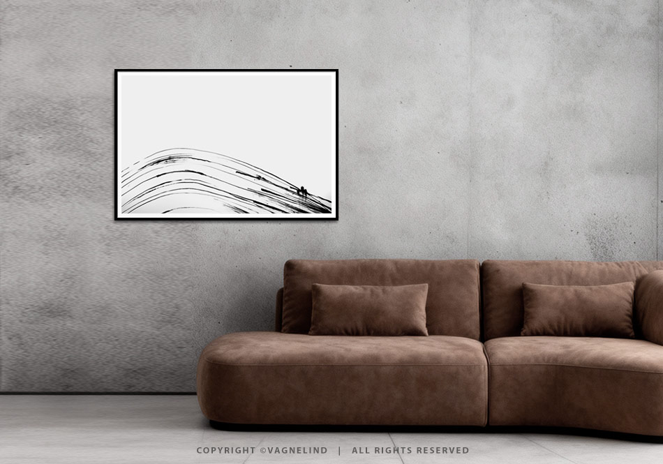 INK SWIM – Art Print by Vagnelind