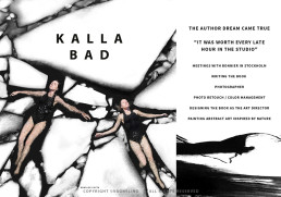 Cold water swimming in Sweden, photographed by Vagnelind for the book KALLA BAD, showing a woman entering icy water.