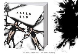 Cold water swimming in Sweden, photographed by Vagnelind for the book KALLA BAD, showing a woman entering icy water.