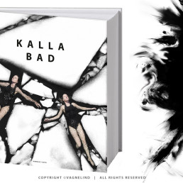 Cold water swimming in Sweden, photographed by Vagnelind for the book KALLA BAD, showing a woman entering icy water.