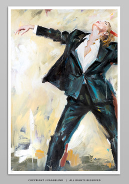Limited Fine Art Edition NOMI REI by Vagnelind, a modern female portrait.