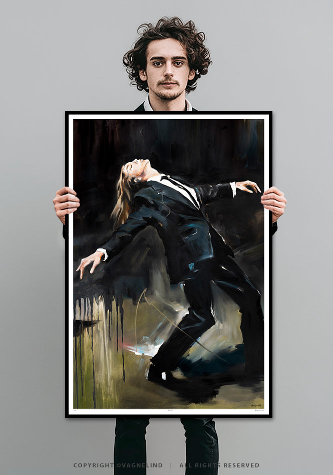 Limited Fine Art Edition ESSENCE by Vagnelind, a modern female portrait.