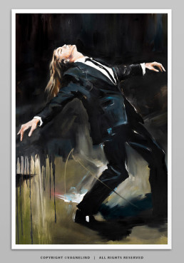 Limited Fine Art Edition ESSENCE by Vagnelind, a modern female portrait.