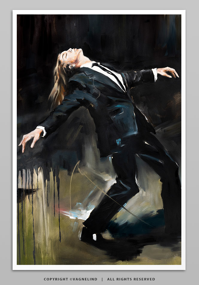 Limited Fine Art Edition ESSENCE by Vagnelind, a modern female portrait.