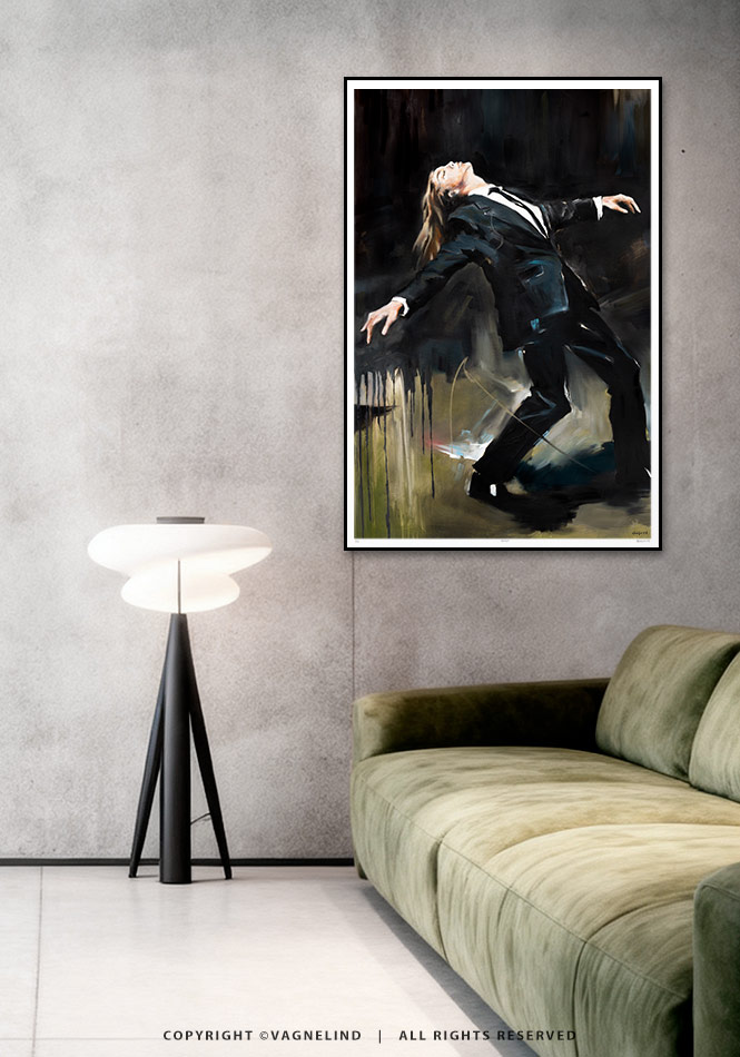 Limited Fine Art Edition ESSENCE by Vagnelind, a modern female portrait.