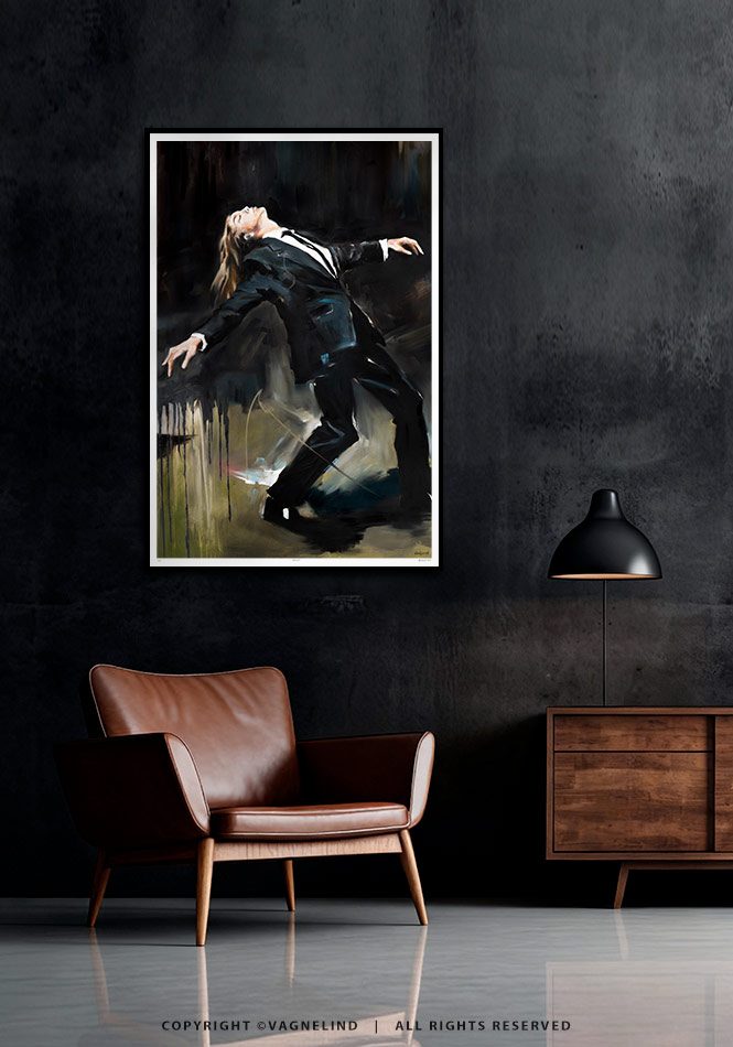 Limited Fine Art Edition ESSENCE by Vagnelind, a modern female portrait.