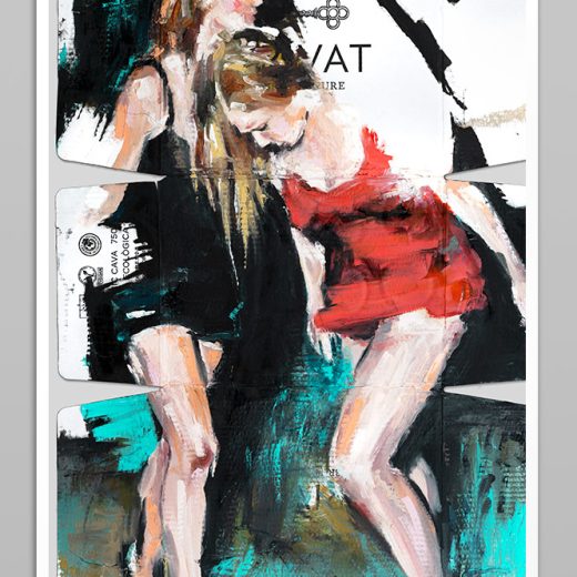 Limited Fine Art Edition BLUE HOUR by Vagnelind, a modern female portrait.