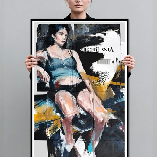 Limited Fine Art Edition OFFSET by Vagnelind, a modern female portrait.